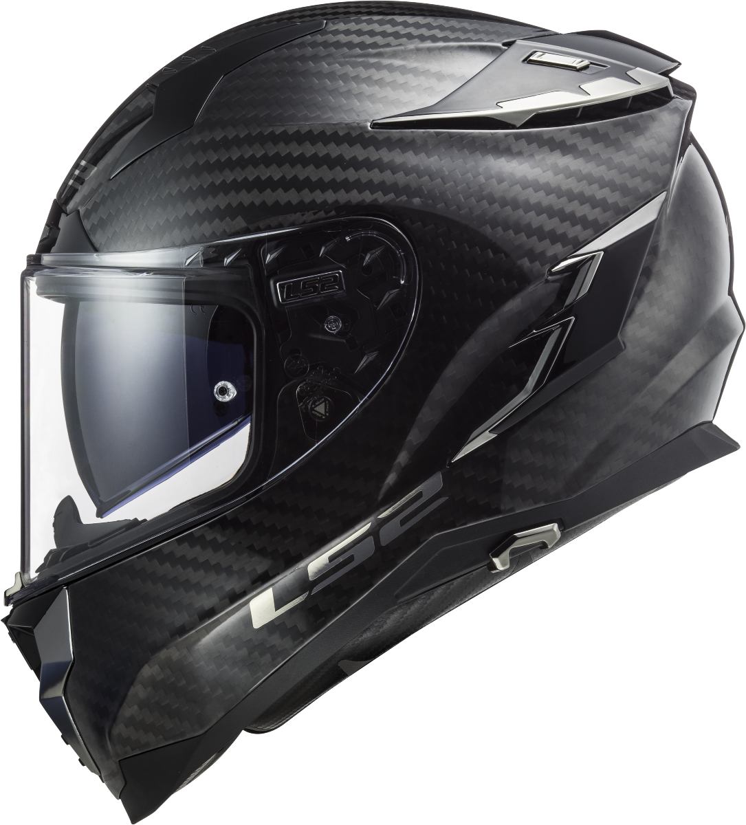 Casco LS2 FF327 CHALLENGER CARBONO SOLID CARBON