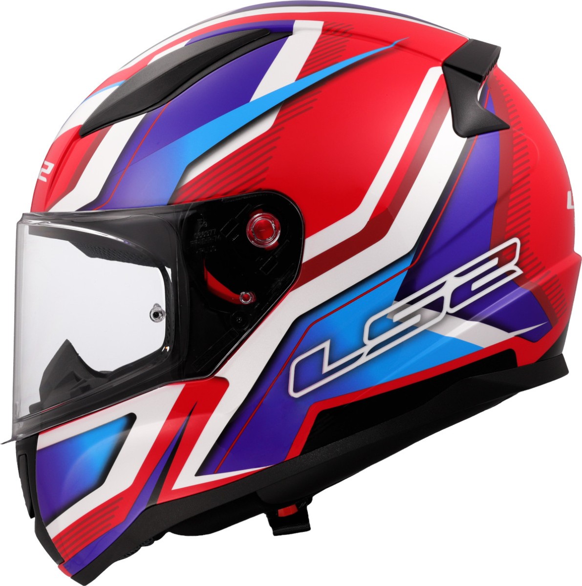 Casco LS2 FF353 RAPID II FLITZ BLANCO AZUL ROJO 22.06