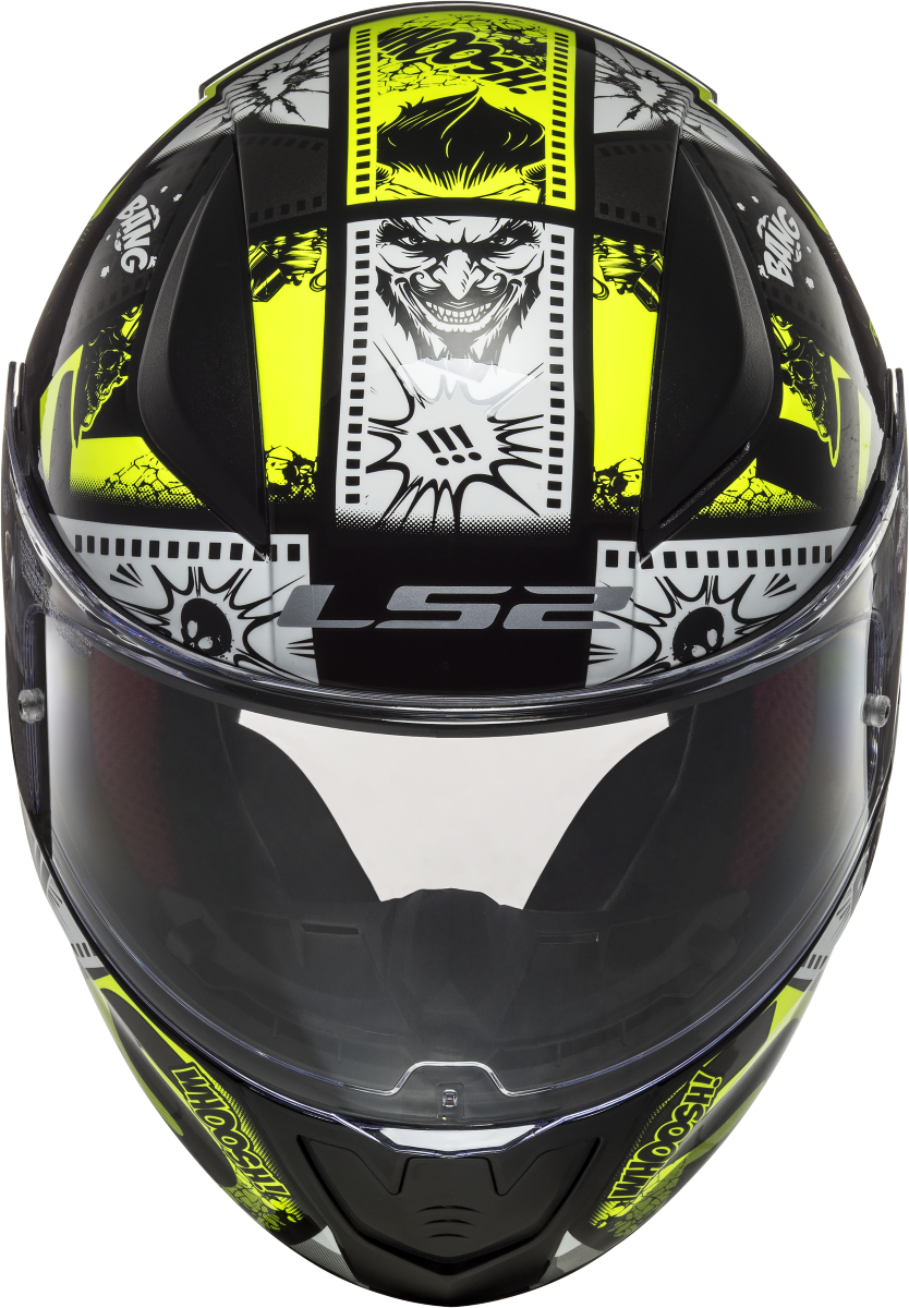 Casco LS2 FF353 RAPID MINI VIGNETTE NEGRO/AMARILLO INFANTIL 1