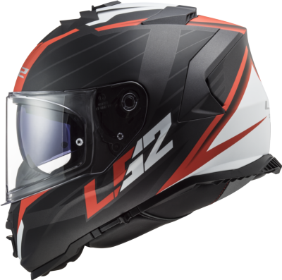 Casco LS2 FF800 STORM II NERVE NEGRO MATE/ROJO 22.06