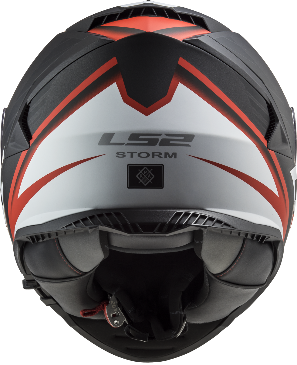 Casco LS2 FF800 STORM II NERVE NEGRO MATE/ROJO 22.06 3