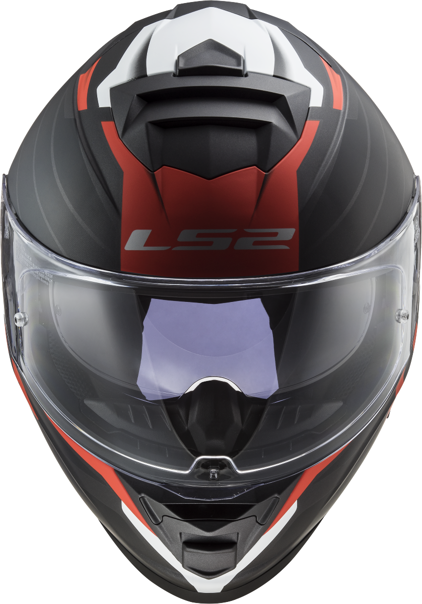 Casco LS2 FF800 STORM II NERVE NEGRO MATE/ROJO 22.06 2