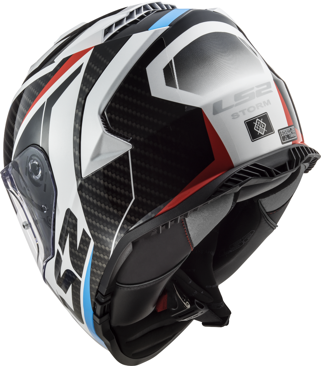 Casco LS2 FF800 STORM RACER AZUL/ROJO 22.06 1