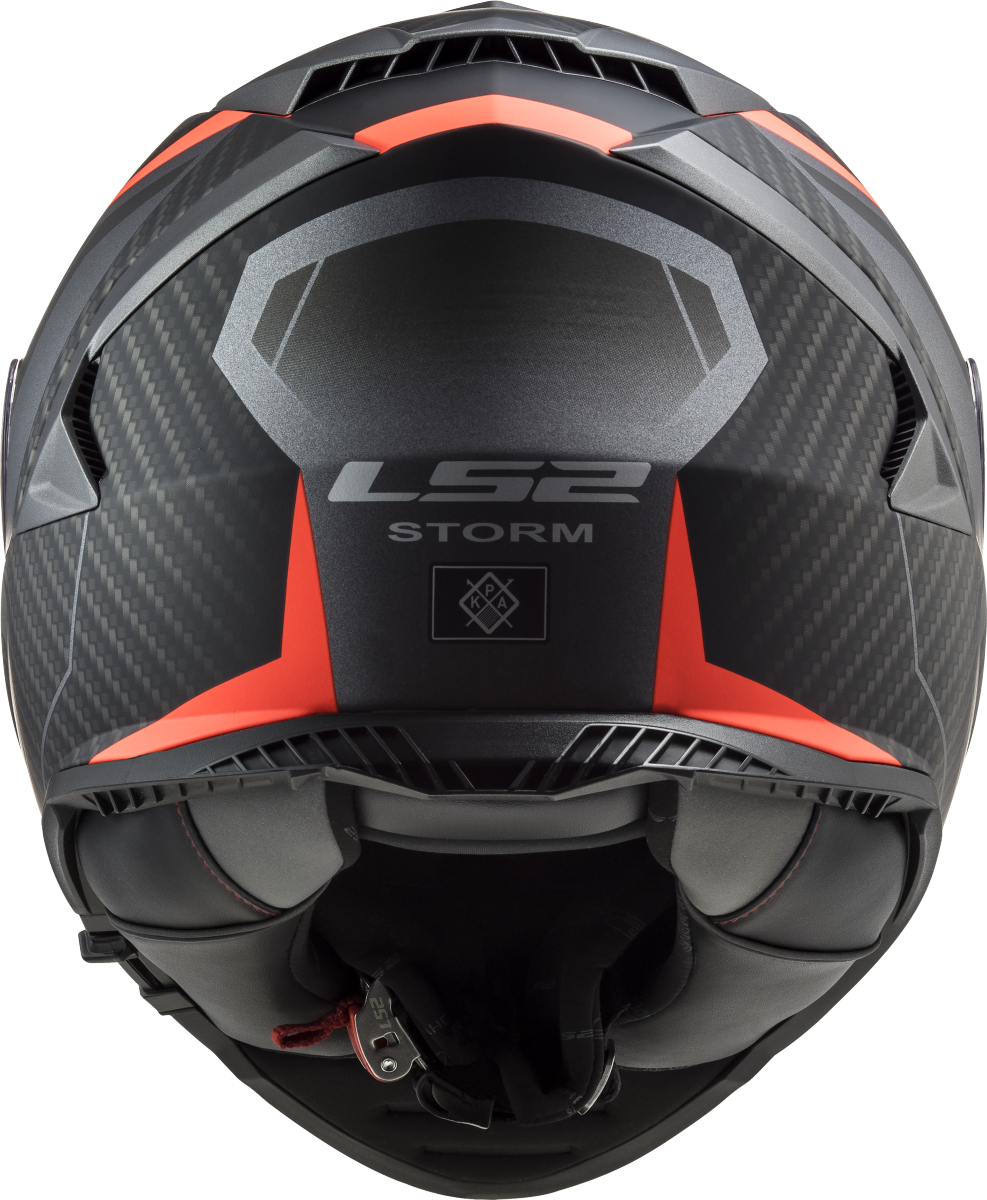 Casco LS2 FF800 STORM RACER TITANIO MATE/NARANJA 22.06 4