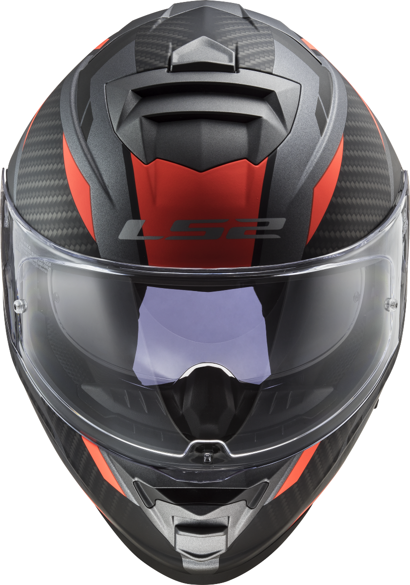 Casco LS2 FF800 STORM RACER TITANIO MATE/NARANJA 22.06 3