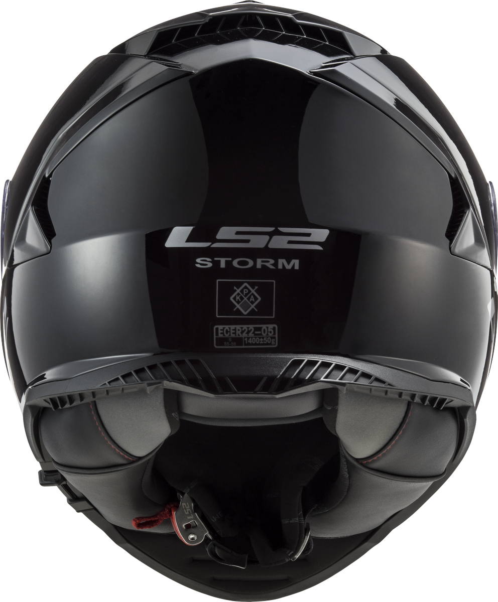 Casco LS2 FF800 STORM SOLID NEGRO 22.06 2