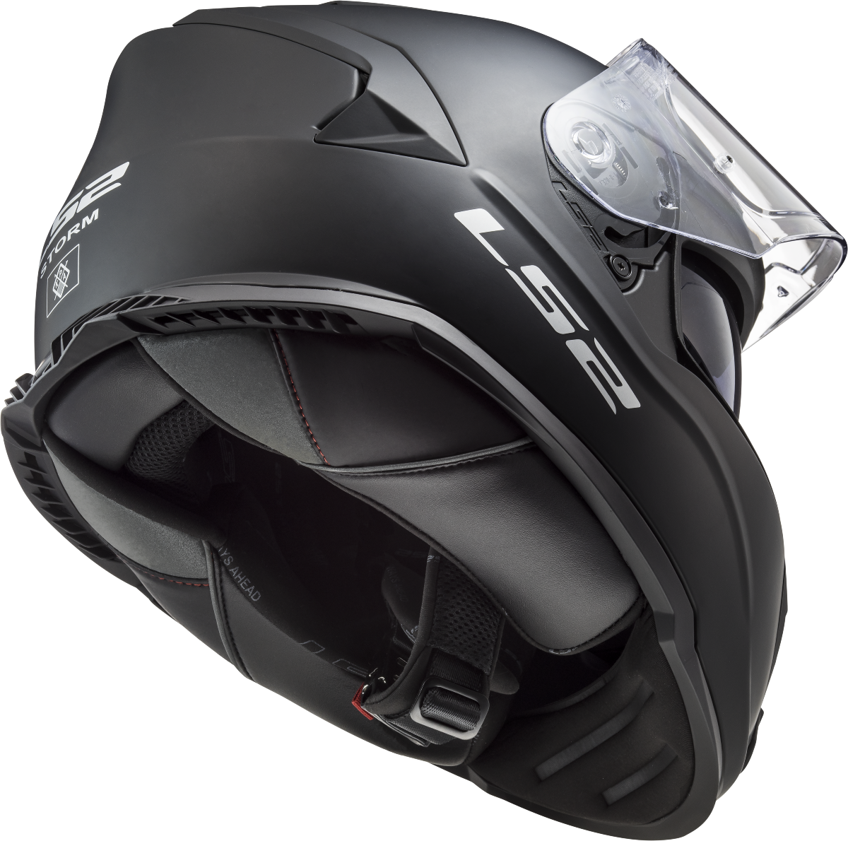 Casco LS2 FF800 STORM SOLID NEGRO MATE 4