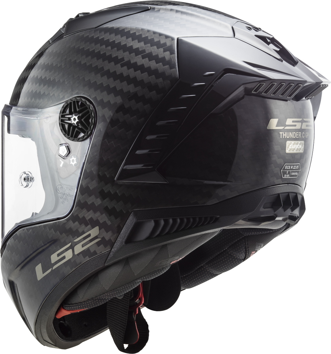 Casco LS2 FF805 THUNDER CARBONO SOLID CARBON ECE 22.06 4