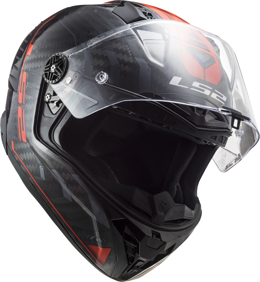 Casco LS2 FF805 THUNDER CARBONO SPUTNIK ROJO METALICO ECE 22.06 1