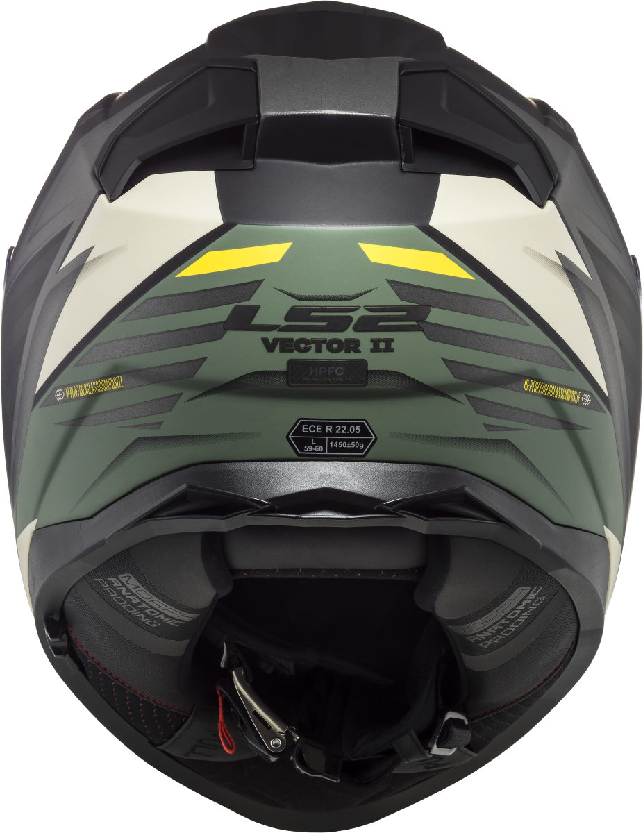 Casco LS2 FF811 VECTOR II ABSOLUTE NEGRO MATE/PLATA/TITANIO ECE 22.06 3