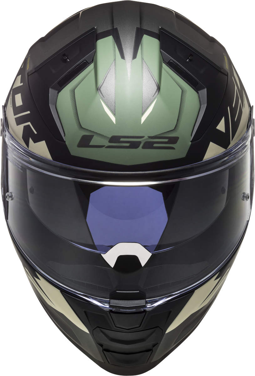 Casco LS2 FF811 VECTOR II ABSOLUTE NEGRO MATE/PLATA/TITANIO ECE 22.06 4