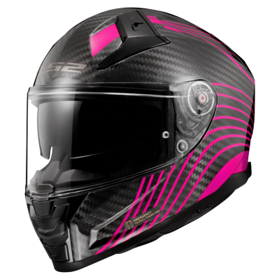 Casco LS2 FF811 VECTOR II CARBONO FLUX VIOLETA ECE 22.06