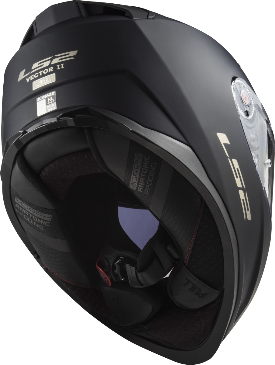 Casco LS2 FF811 VECTOR II SOLID NEGRO MATE ECE 22.06 5