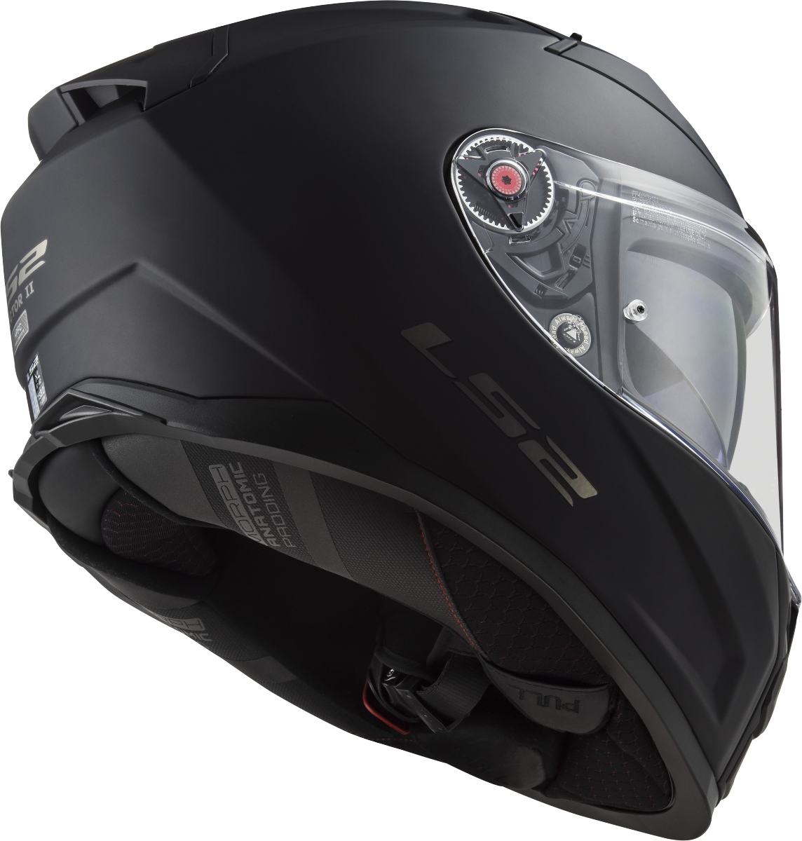 Casco LS2 FF811 VECTOR II SOLID NEGRO MATE ECE 22.06 6