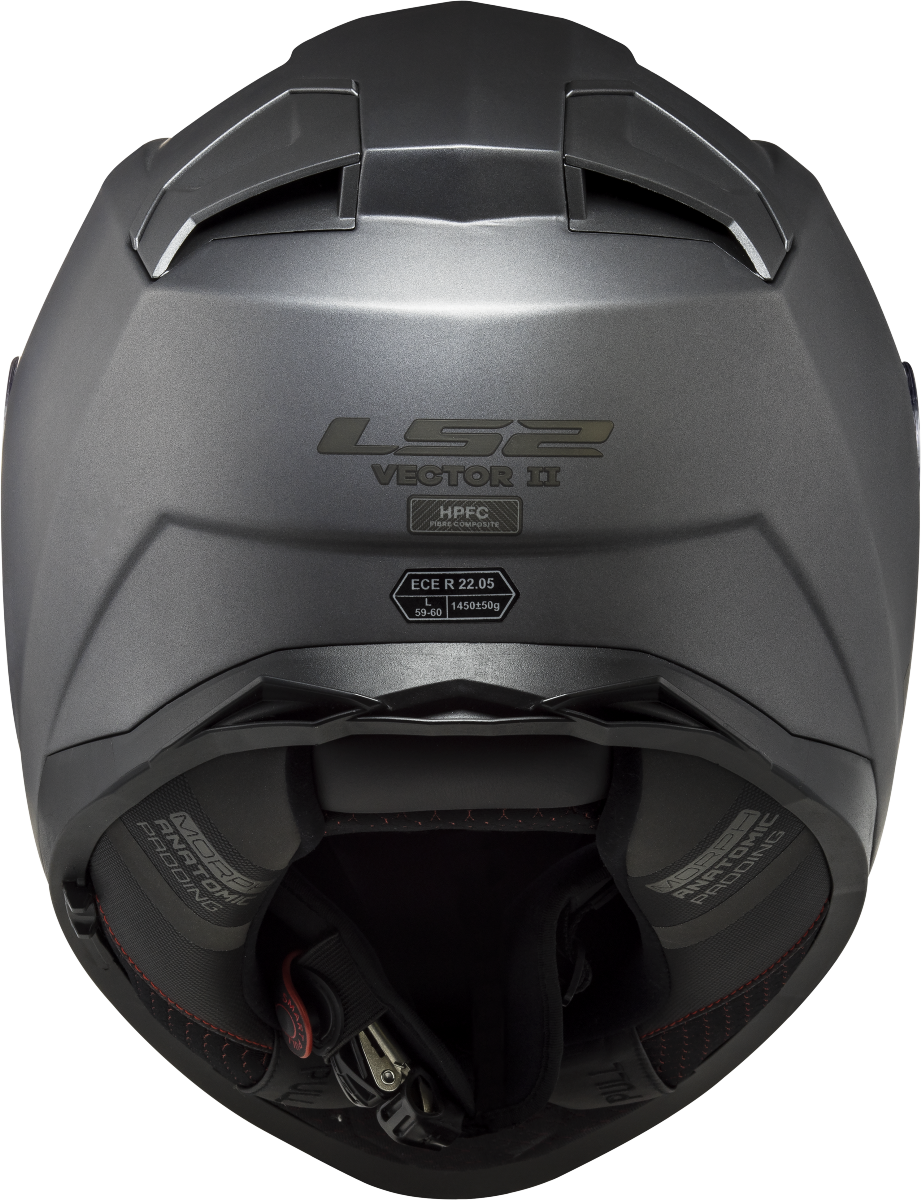 Casco LS2 FF811 VECTOR II SOLID TITANIUM MATE ECE 22.06 2