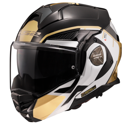 Casco LS2 FF901 ADVANT X MODULAR METRYK NEGRO/ORO ECE 22.06