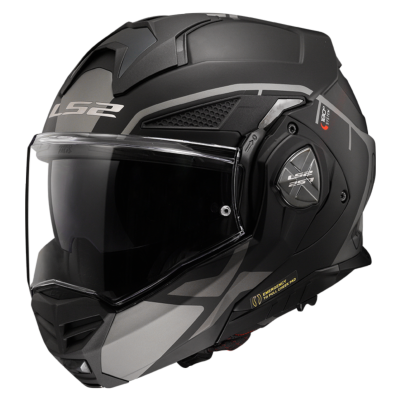 Casco LS2 FF901 ADVANT X MODULAR METRYK TITANIO MATE ECE 22.06