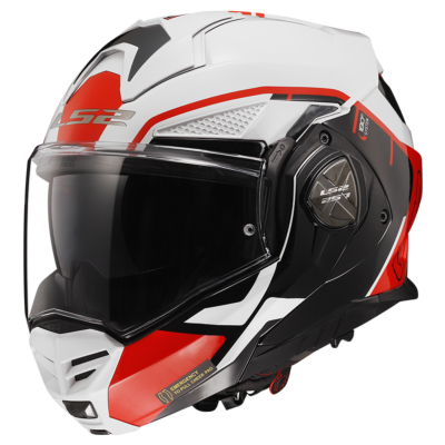 Casco LS2 FF901 ADVANT X MODULAR METRYK BLANCO/ROJO ECE 22.06