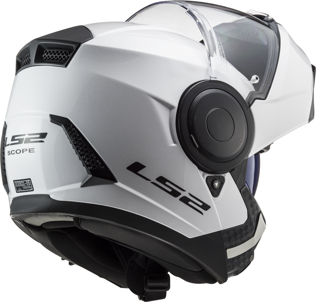 Casco LS2 FF902 SCOPE MODULAR SOLID BLANCO 2