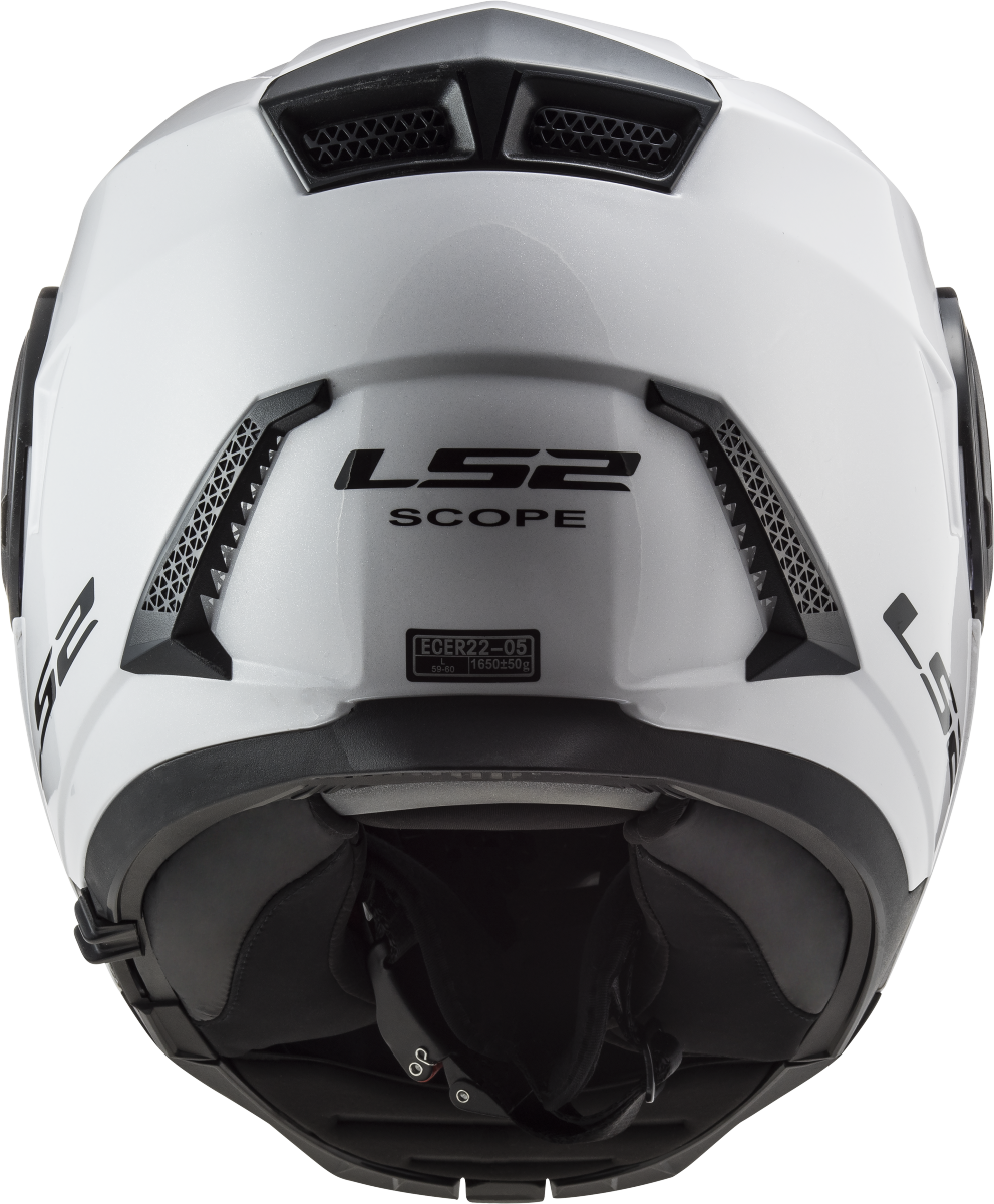 Casco LS2 FF902 SCOPE MODULAR SOLID BLANCO 4