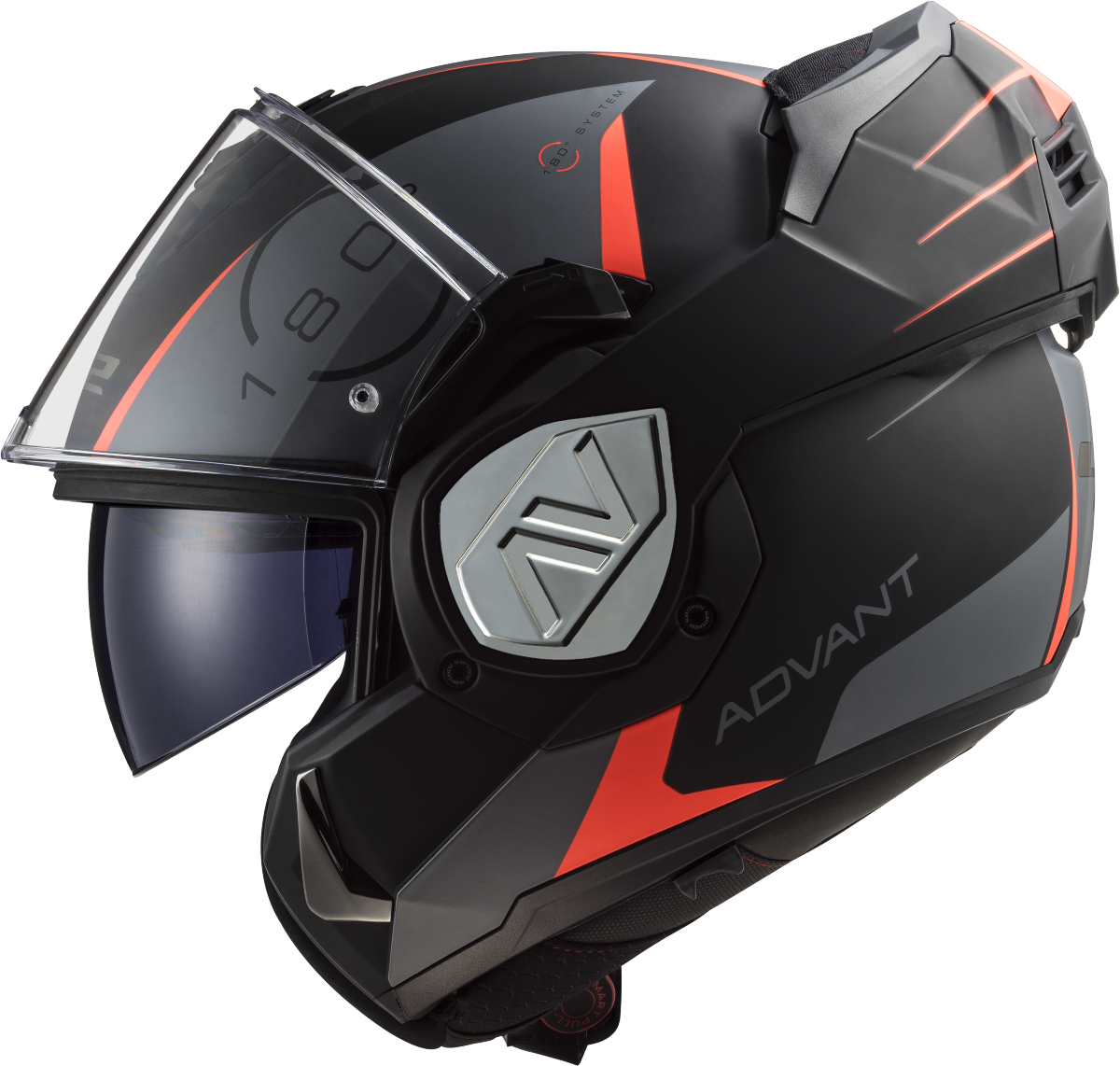 Casco LS2 FF906 ADVANT MODULAR CODEX NEGRO MATE/TITANIO ECE 22.06 2