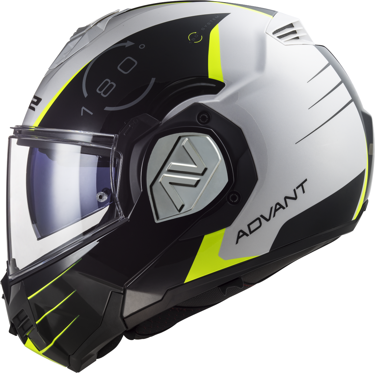 Casco LS2 FF906 ADVANT MODULAR CODEX BLANCO/NEGRO ECE 22.06 2