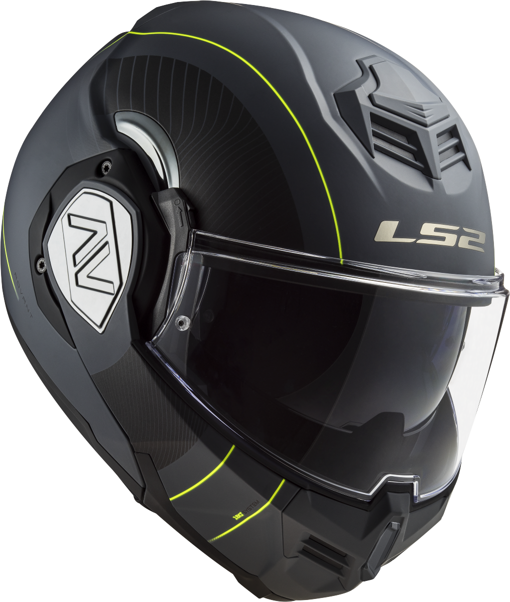 Casco LS2 FF906 ADVANT MODULAR COOPER TITANIO MATE/NEGRO ECE 22.06 3