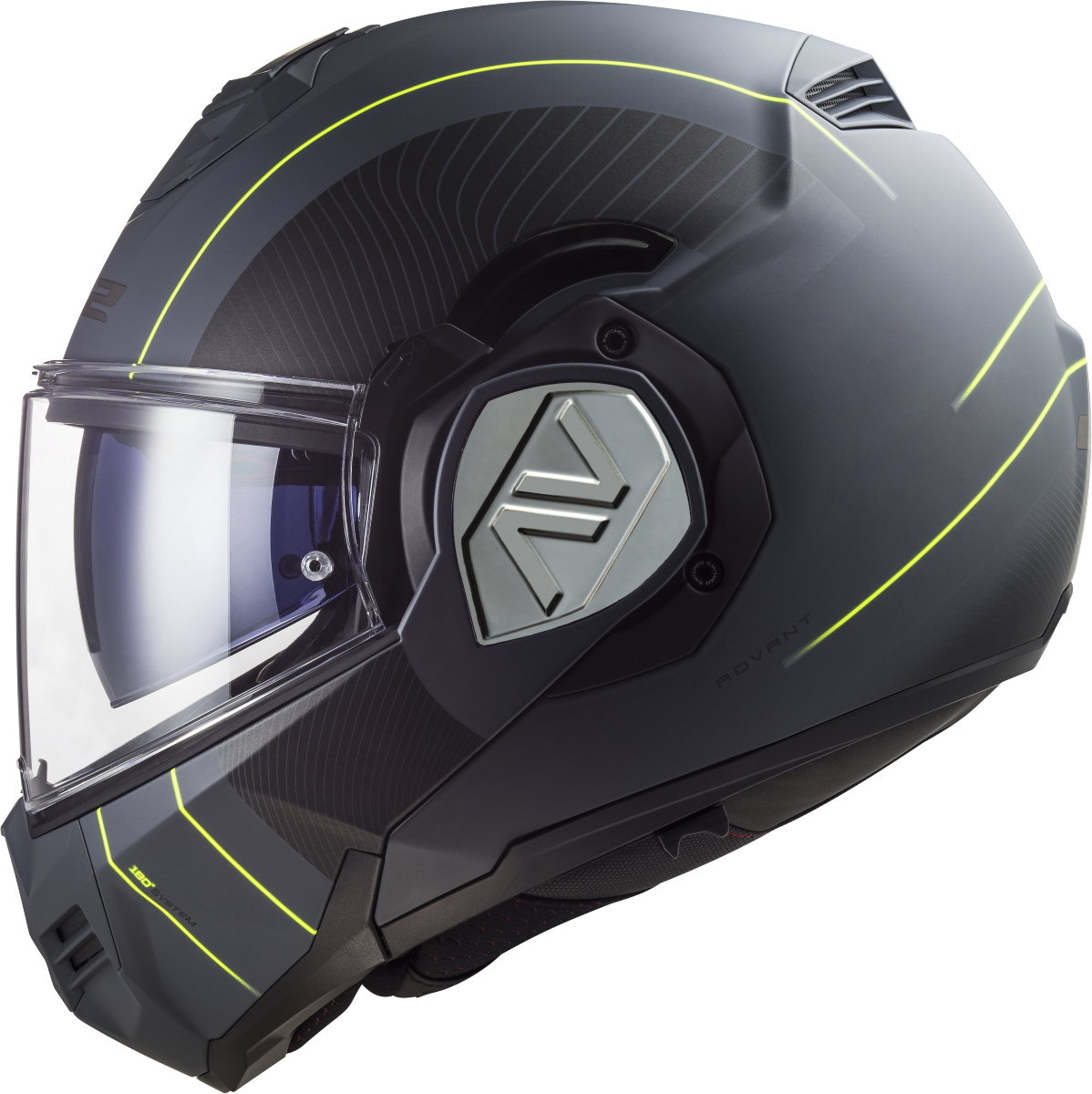 Casco LS2 FF906 ADVANT MODULAR COOPER TITANIO MATE/NEGRO ECE 22.06 2