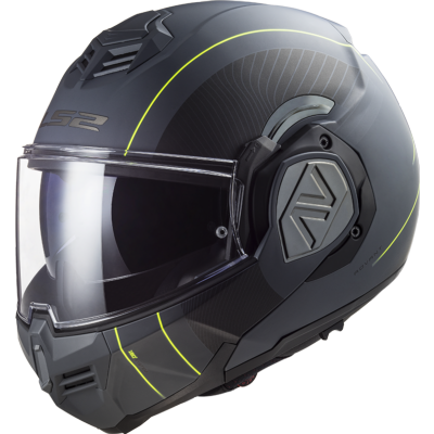 Casco LS2 FF906 ADVANT MODULAR COOPER TITANIO MATE/NEGRO ECE 22.06