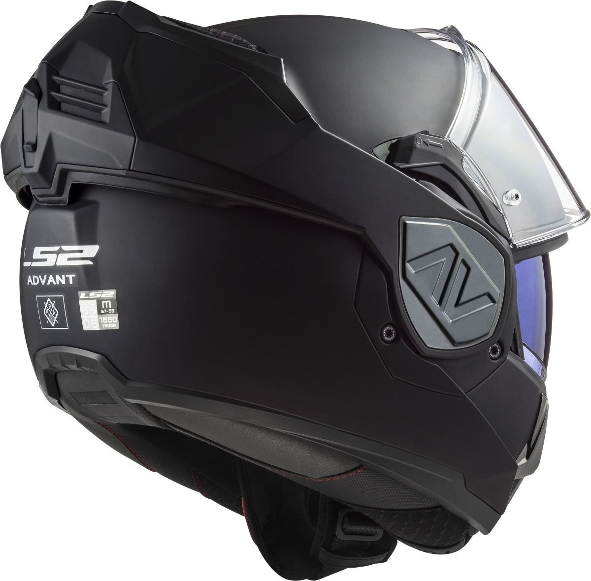 Casco LS2 FF906 ADVANT MODULAR SOLID NEGRO MATE ECE 22.06 8