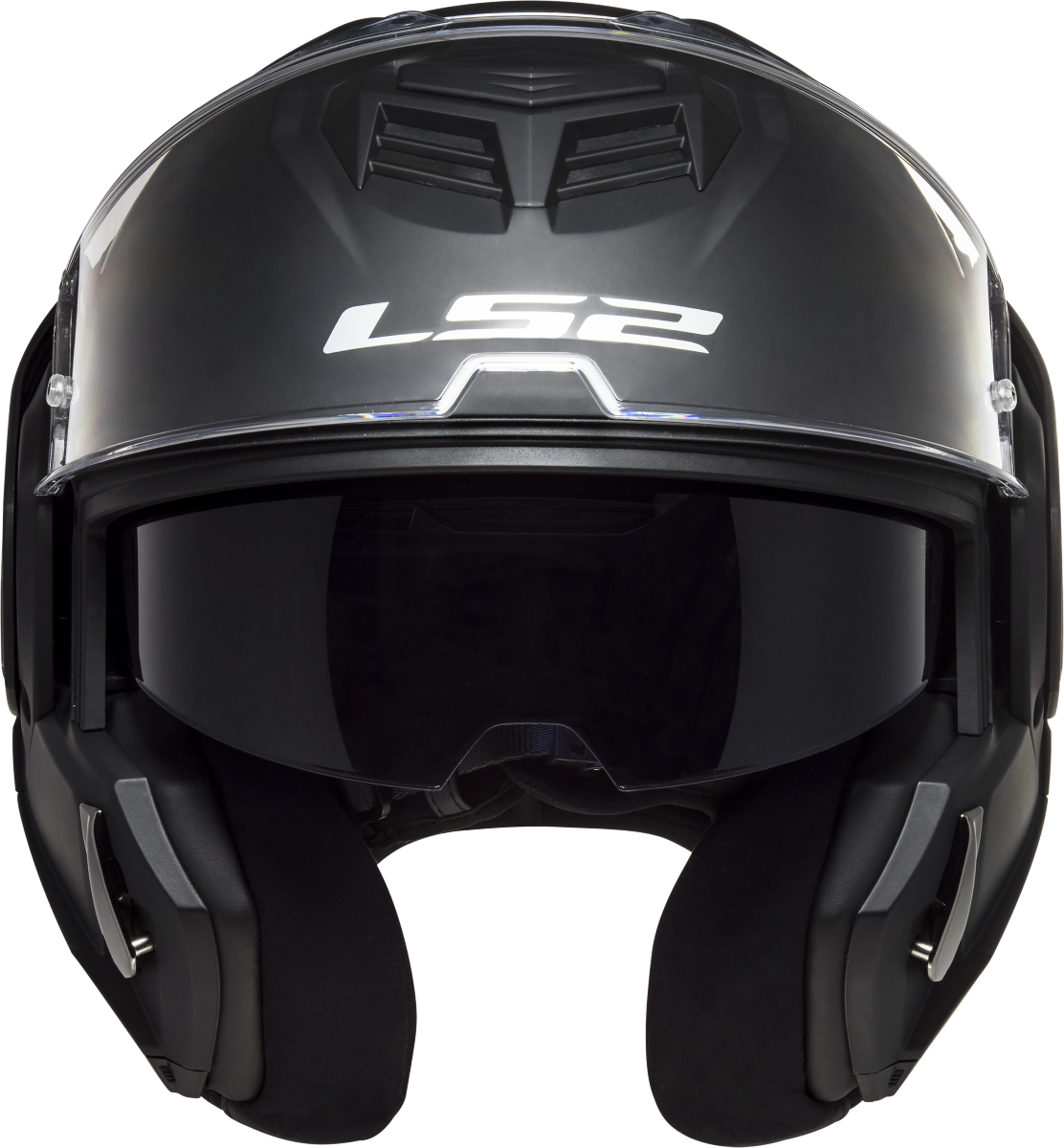 Casco LS2 FF906 ADVANT MODULAR SOLID NEGRO MATE ECE 22.06 5