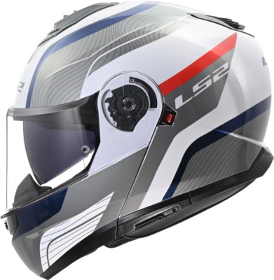 Casco LS2 FF908 STROBE II MONZA BLANCO/AZUL/ROJO ECE 22.06