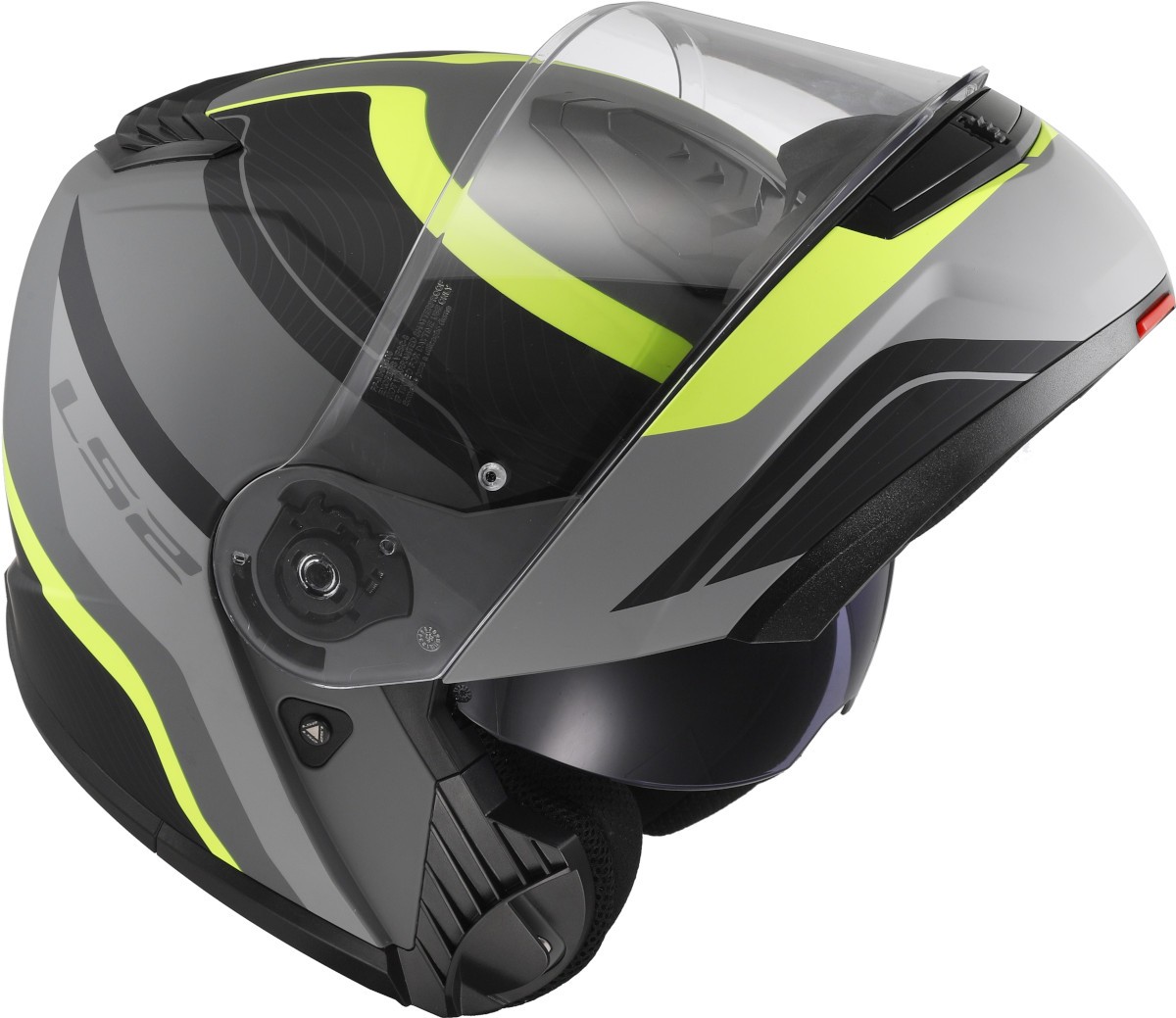 Casco LS2 FF908 STROBE II MONZA NEGRO/GRIS/AMARILLO ECE 22.06 11