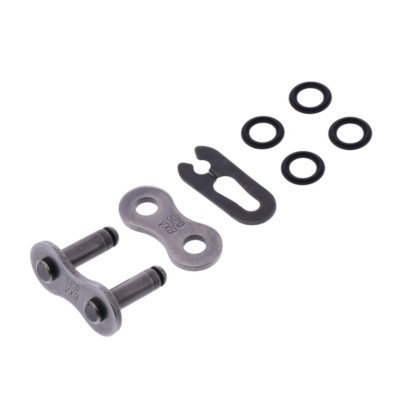 Enganche tipo clip D.I.D. para cadena 520 VX3 en color plateado