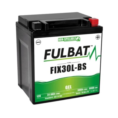 Batería FULBAT FIX30L-BS gel 12V 31.6Ah
