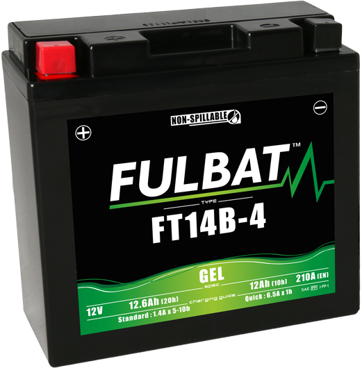 Batería FT14B-4 Gel (YT14B-BS) Fulbat Sellada 1