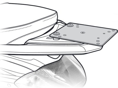 Fijación Trasera para Maleta SHAD Piaggio Liberty 50/125 ('05-'23)