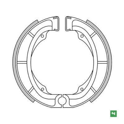 Zapatas freno trasero Kawasaki KDX 250