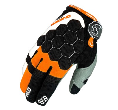 Guantes ONBOARD KX3 Cross Infantiles Negro/Naranja