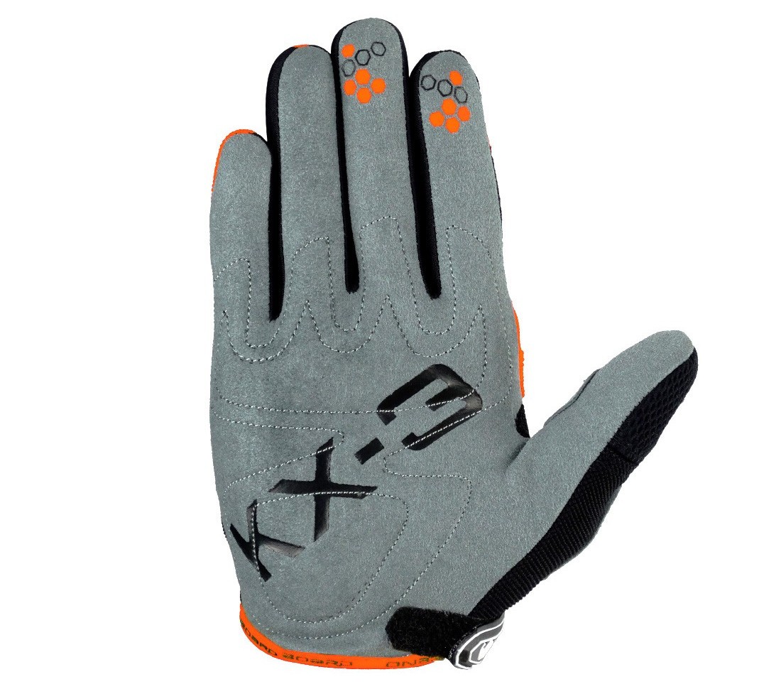 Guantes ONBOARD KX3 Cross Infantiles Negro/Naranja 1