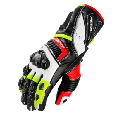 Guantes ONBOARD KRX1 Racing Infantiles Negro/Blanco/Rojo