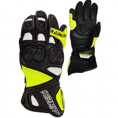 Guantes RAINERS RACING JUNIOR GAME Negro FLUOR