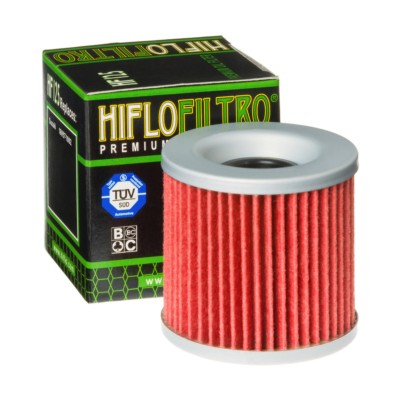 Filtro de aceite Hiflofiltro HF125 compatible con Kawasaki Z250, GPZ305 y KZ305