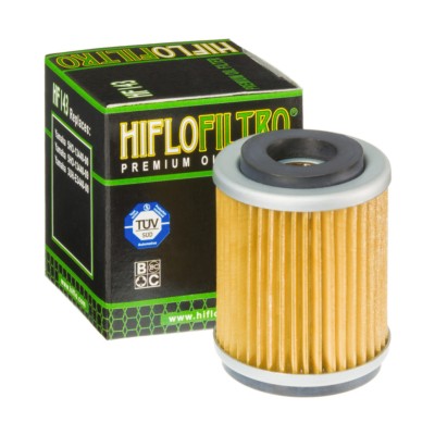 Filtro aceite Hiflofiltro HF143 compatible Yamaha TW200 TT-R230 Timberwolf ATV scooter