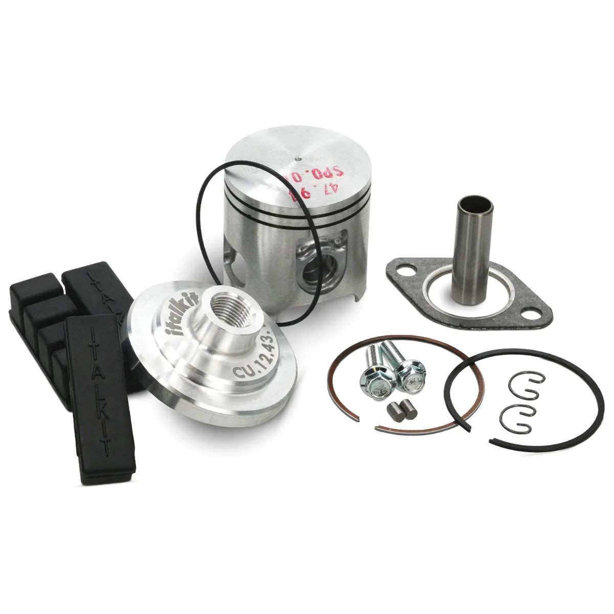 Equipo de motor Italkit 74cc Derbi Variant Start 48mm Carrera 40