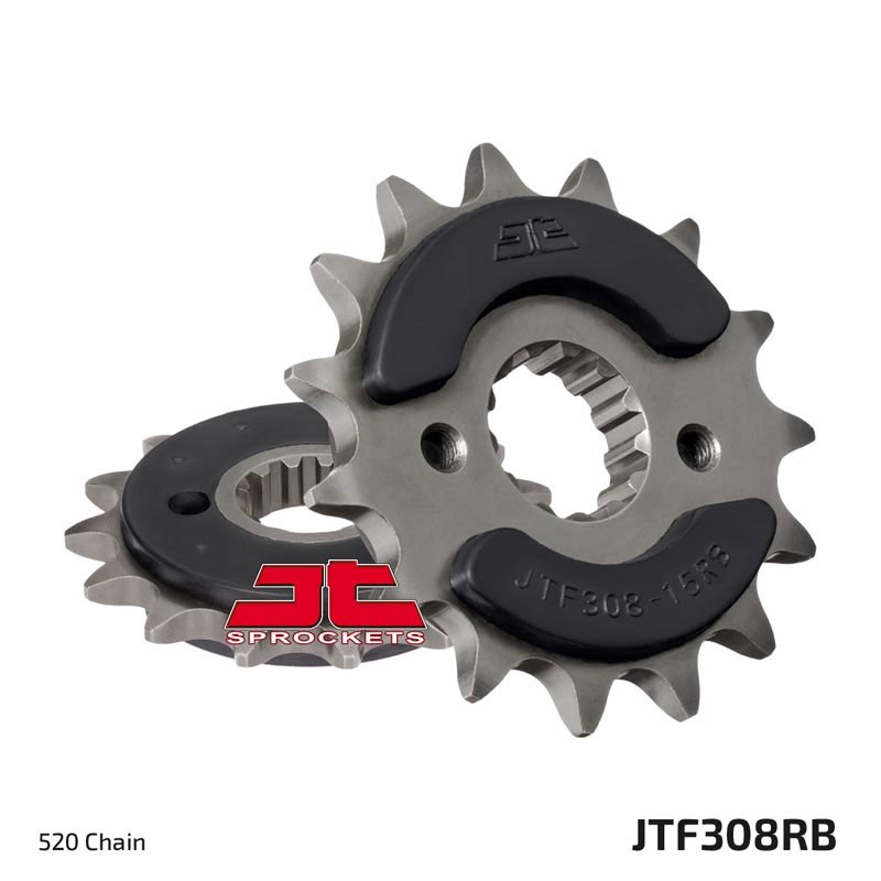Piñon Aprilia, Derbi, Honda, Suzuki, Yamaha 14Z acabado goma 1