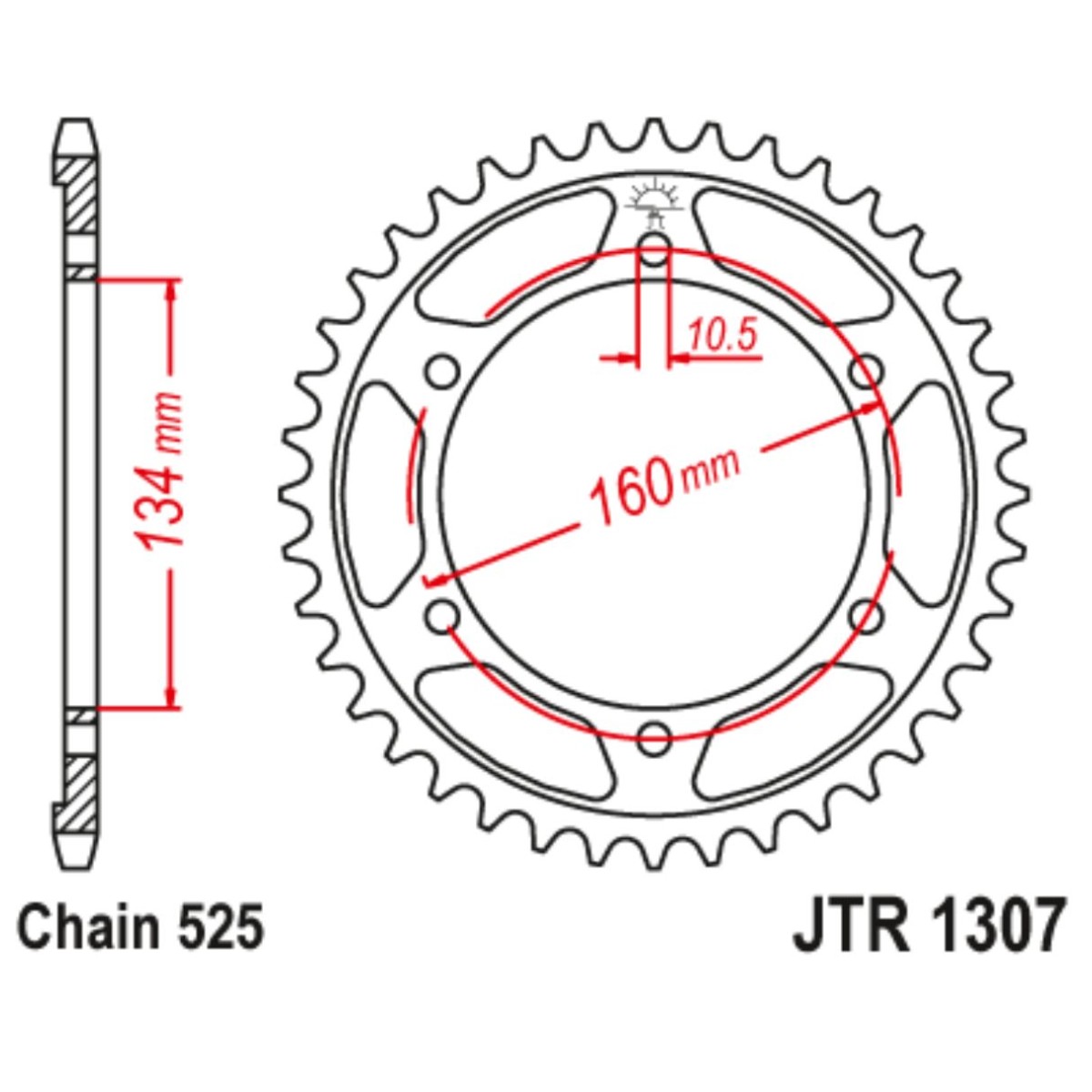 JTR1307.45 Plato Honda CBR 600 45