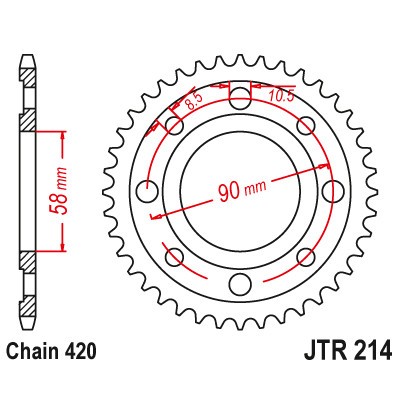 Plato Honda MBX 75