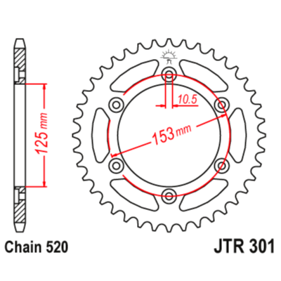 Plato Honda CRF 250 ,XR 250 R/600 R