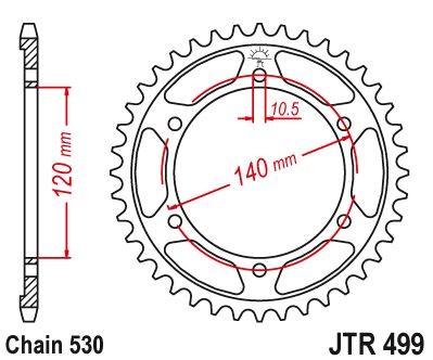 Plato Kawasaki y converiones a cadena 520